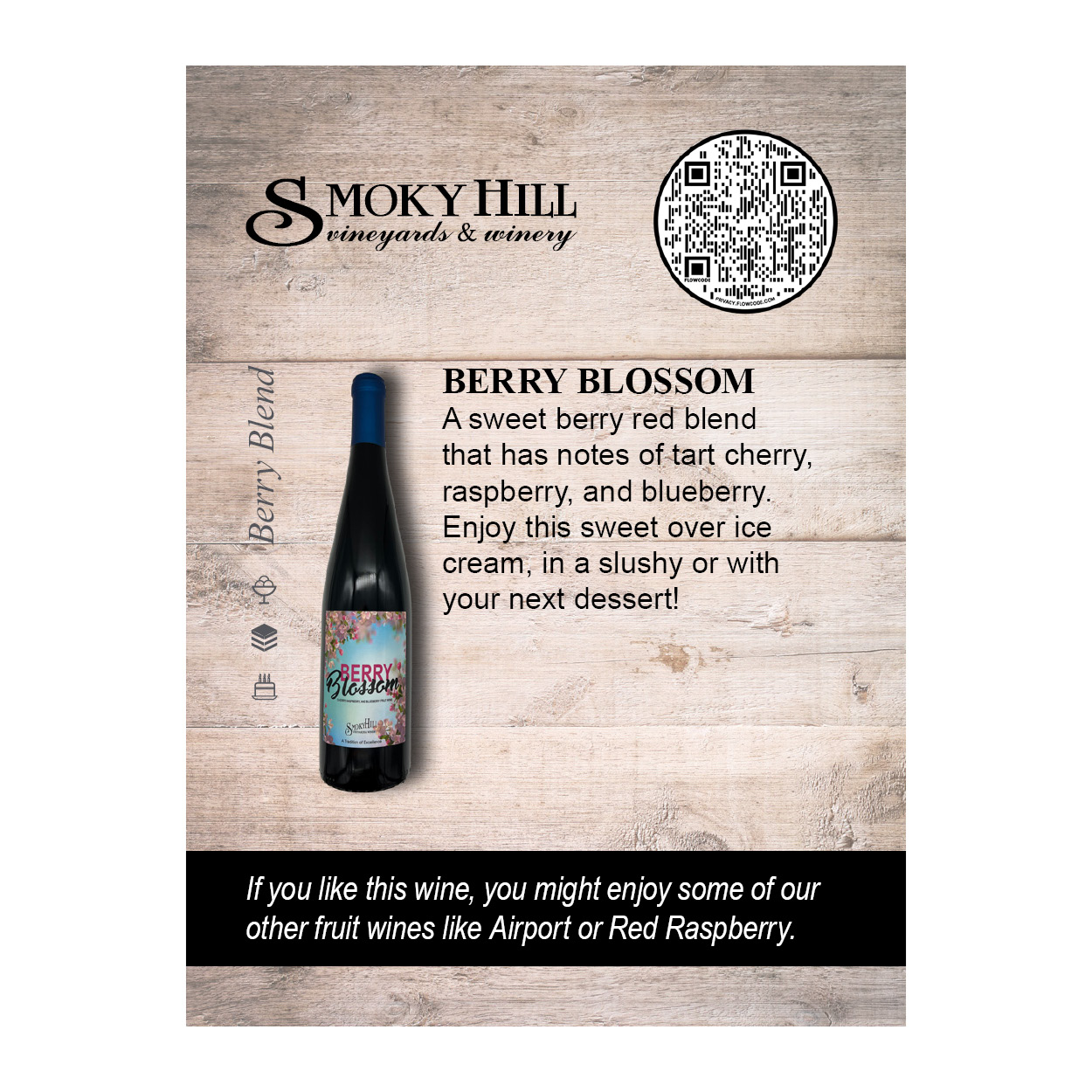 Smoky Hill Winery Shelf Talker
